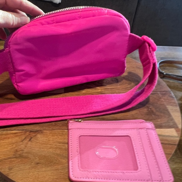 Wild Fable Hot Pink Fanny Pack with card wallet - Picture 5 of 9